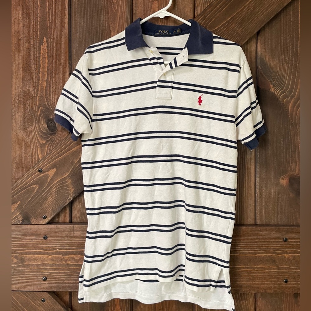 Polo by Ralph Lauren Classic Fit Cotton Polo Shirt Striped